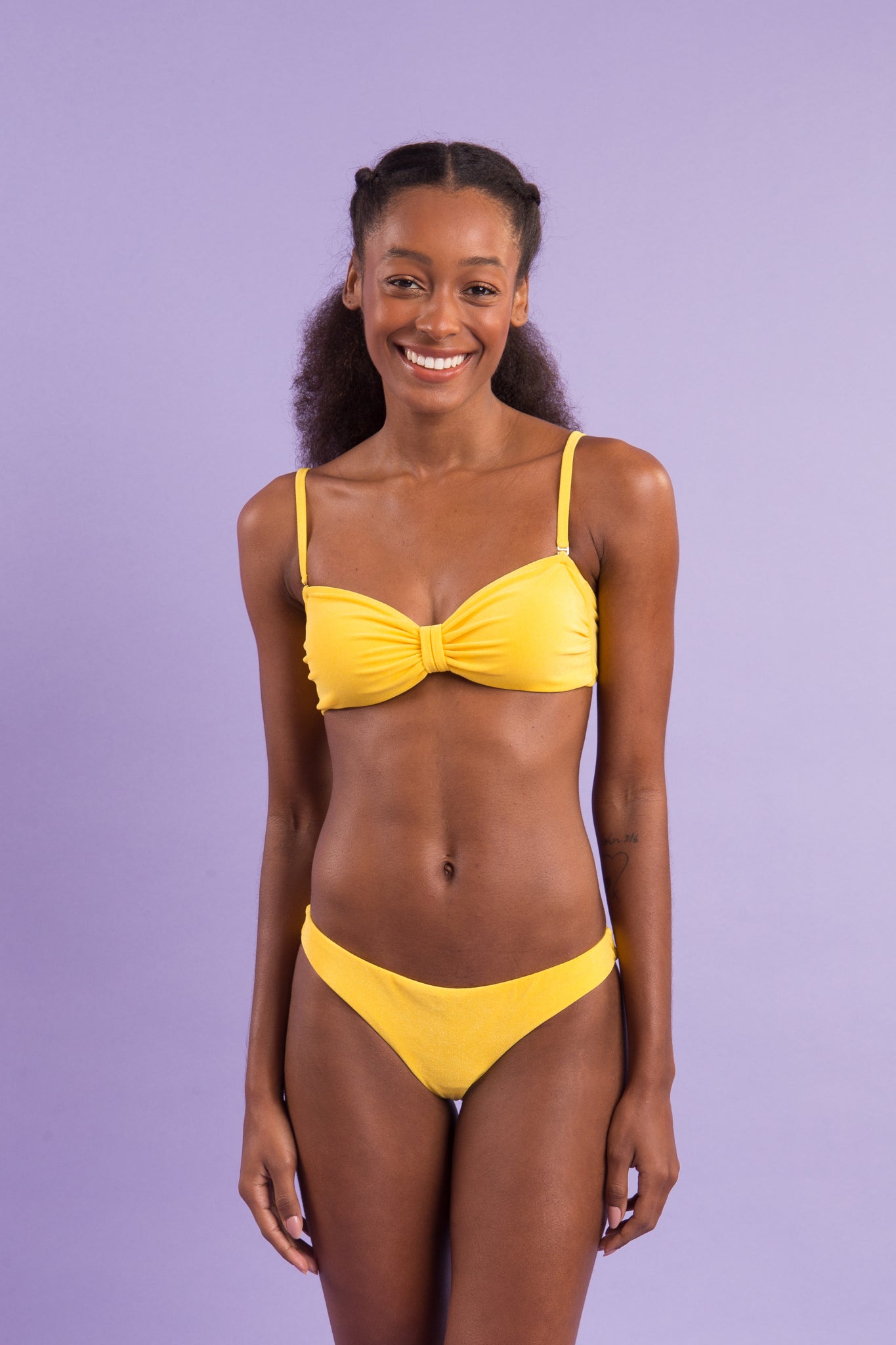 Image 09: Rio De Sol Set Set Malibu-Yellow Bandeau-Duo Essential