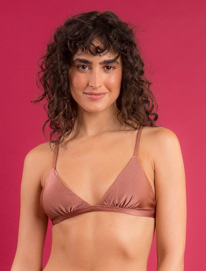 Image 09: Rio De Sol Top Top Shimmer-Copper Tri-Fixo