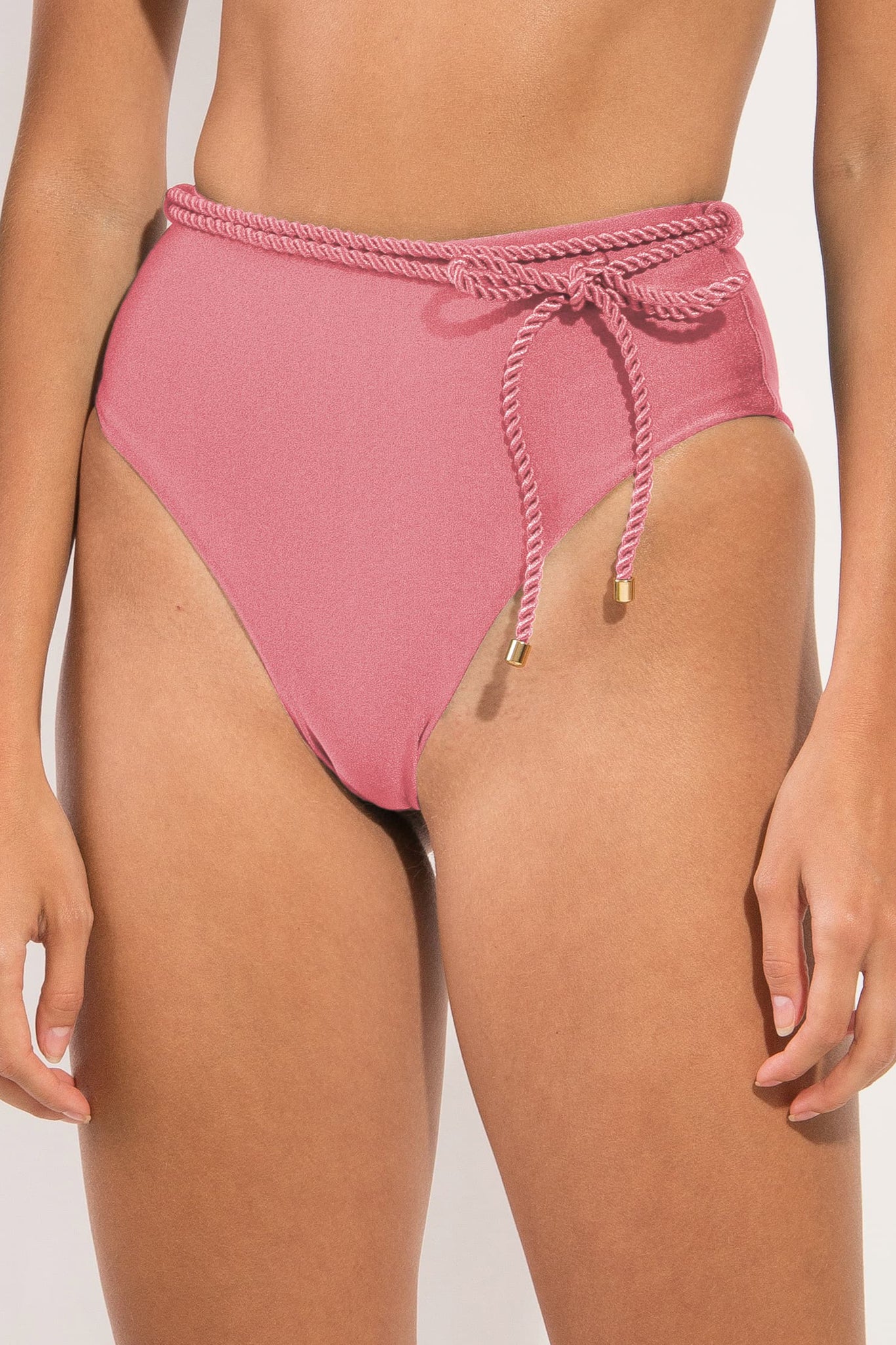 Gallery: Rio De Sol Bottom Bottom Shimmer-Confetti Belted-High-Waist