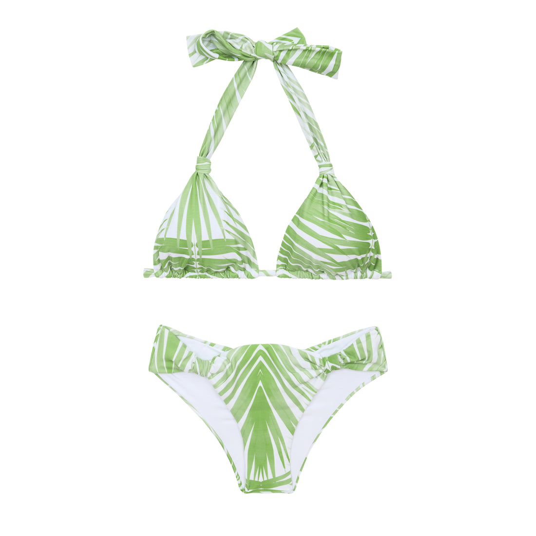 Product Front: Rio De Sol Two Piece Swimwear Set Palms Mel