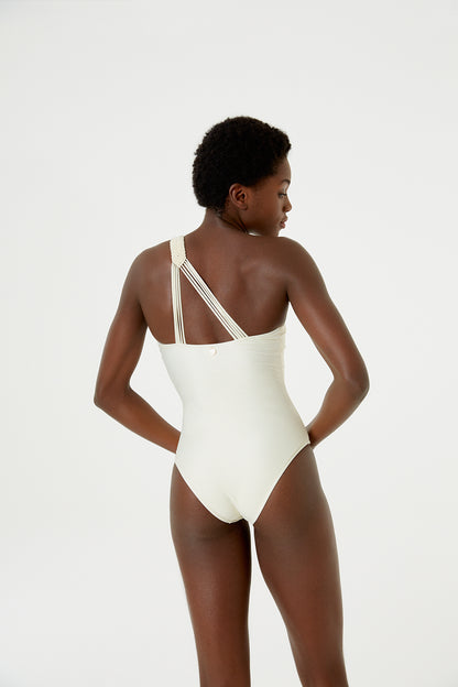 Model Back: Blueman One-Piece Maio Viena Liso Off White