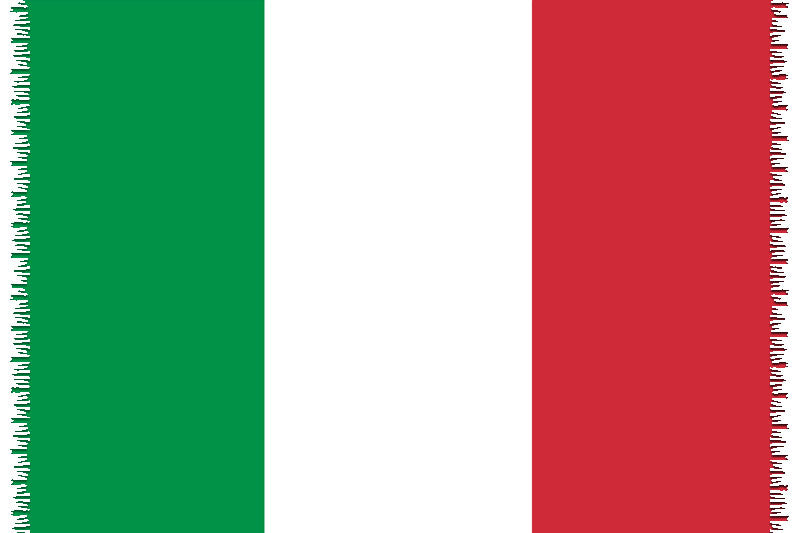 Product Front: Bali Blue Pareo Canga Italian Flag