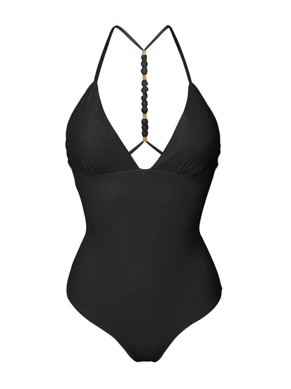 Product Front: Rio De Sol One-Piece Malibu-Black Alani-Op