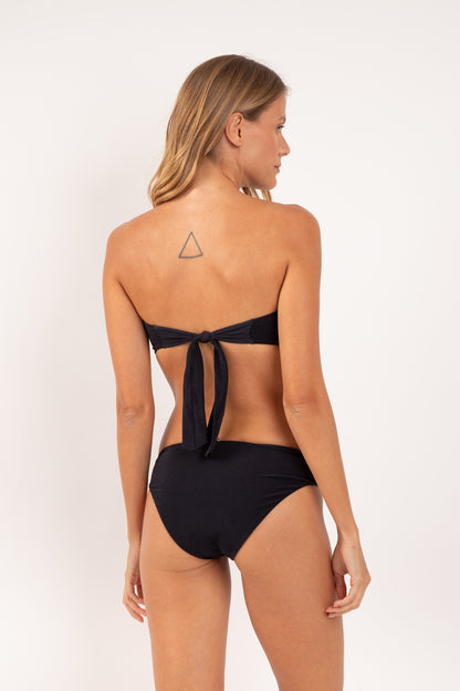 Model Back: Rio De Sol Bottom Bottom Malibu-Black Essential-Comfy