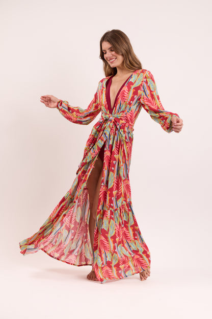 Image 05: Rio De Sol Maxi Dresses Sea-Bloom Long Dress Verona