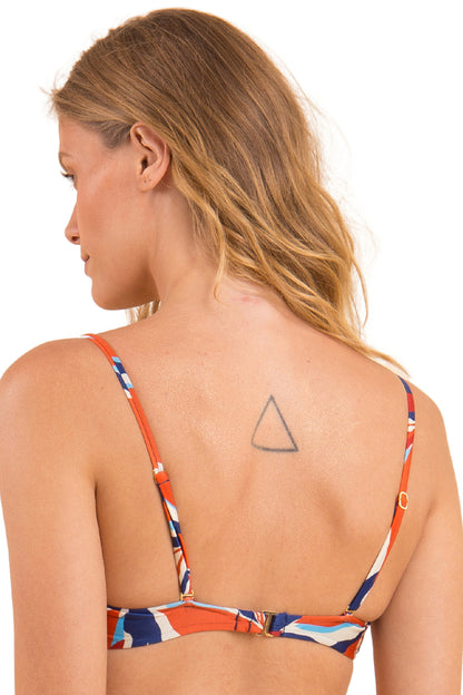 Image 07: Rio De Sol Top Top Leaves Bandeau-Joy