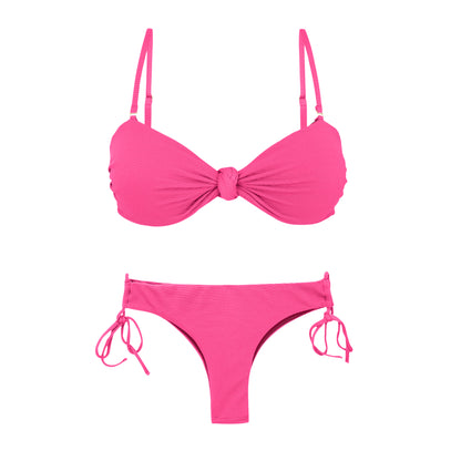 Product Front: Rio De Sol Set Set Mtx-Ultrapink Bandeau-Joy Angel