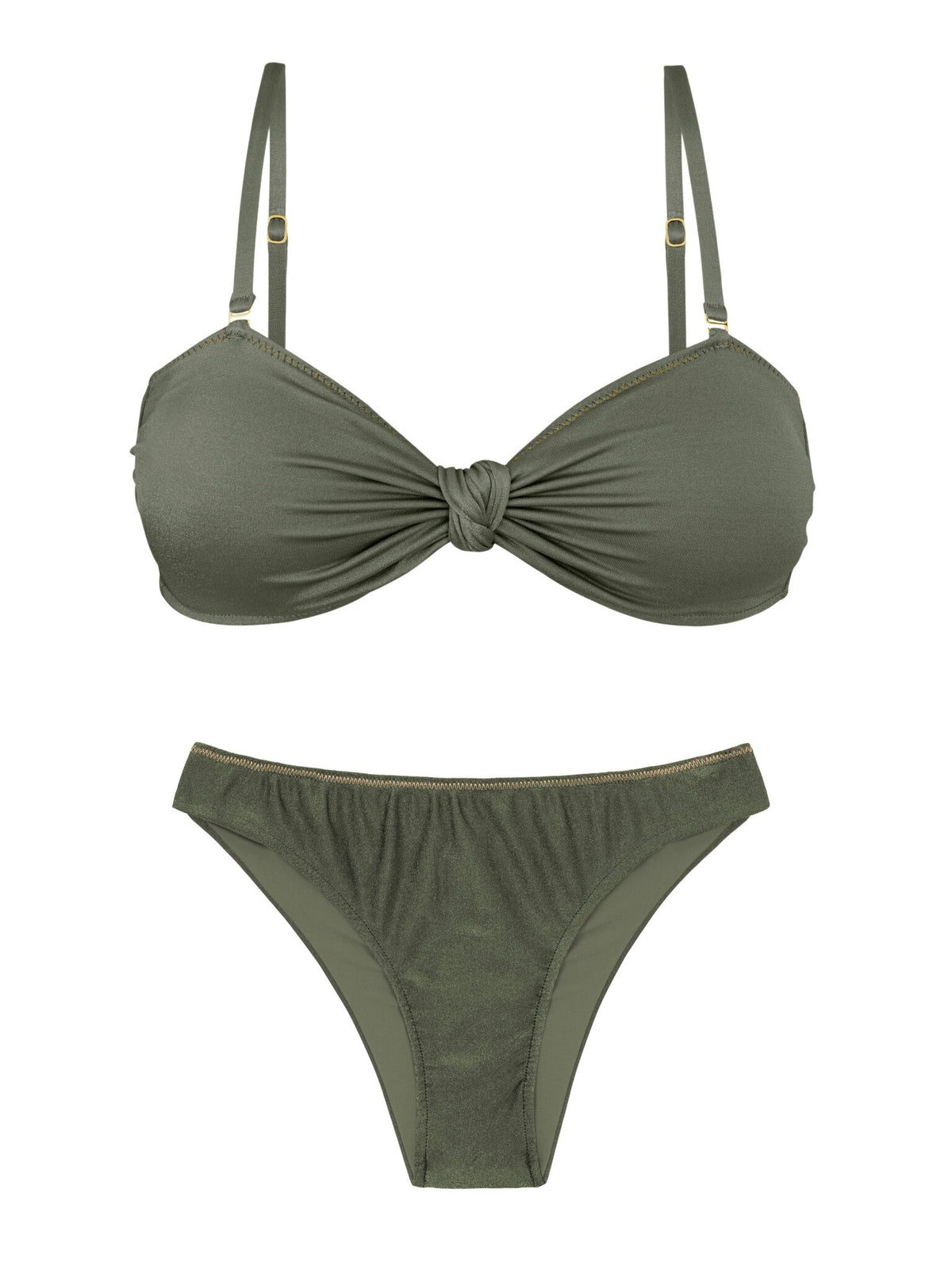 Product Front: Rio De Sol Set Set Croco Bandeau-Joy Essential