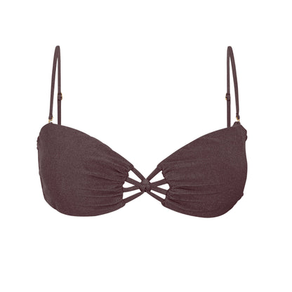 Product Front: Rio De Sol Top Top Malibu-Ebano Bandeau-Iris