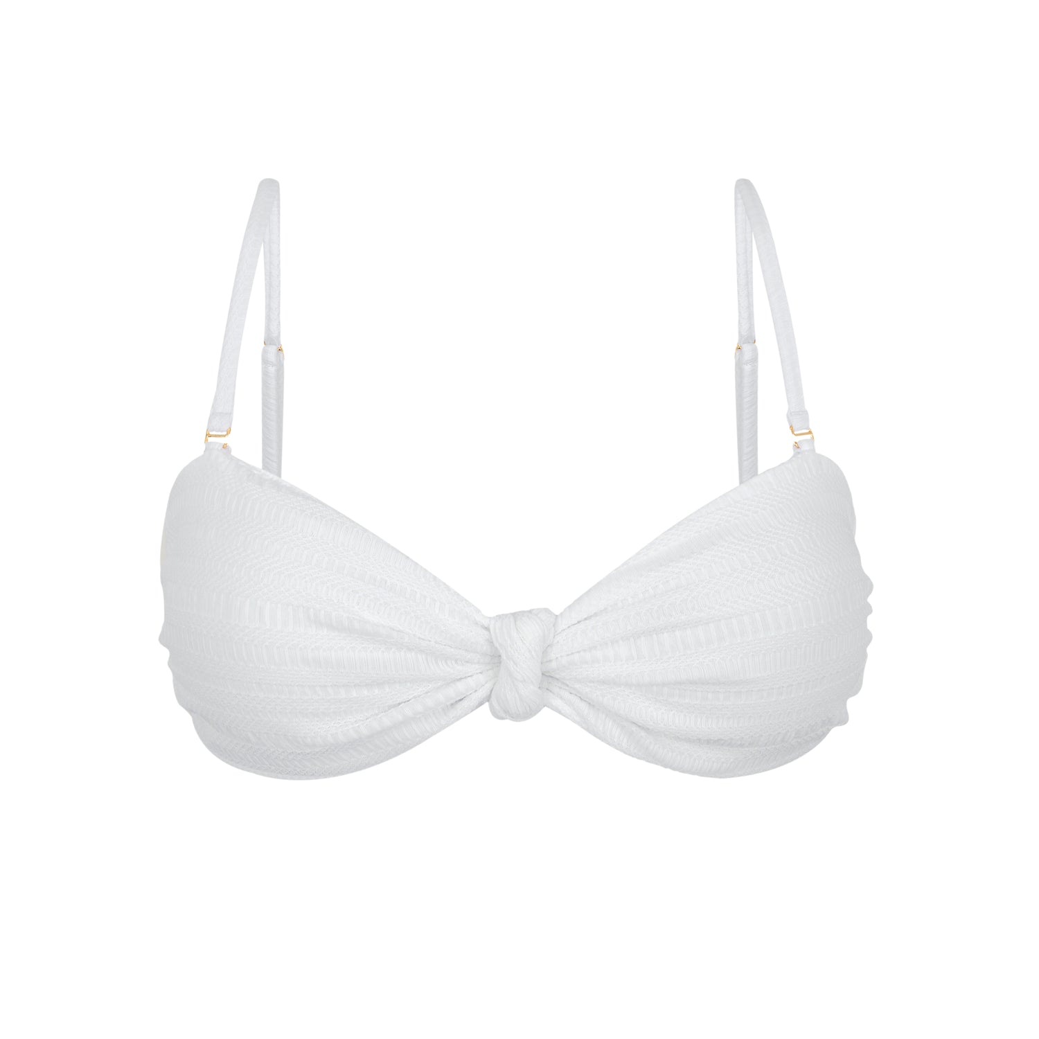 Product Front: Rio De Sol Top Top Memphis-White Bandeau-Joy