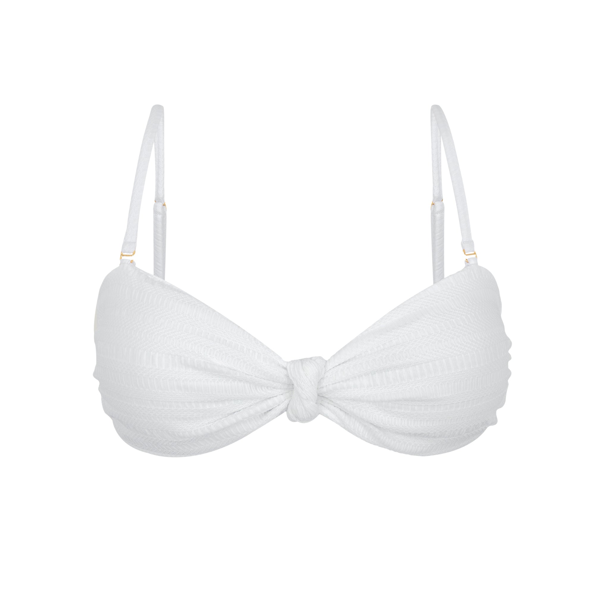 Product Front: Rio De Sol Top Top Memphis-White Bandeau-Joy