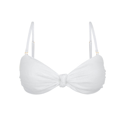 Product Front: Rio De Sol Top Top Memphis-White Bandeau-Joy