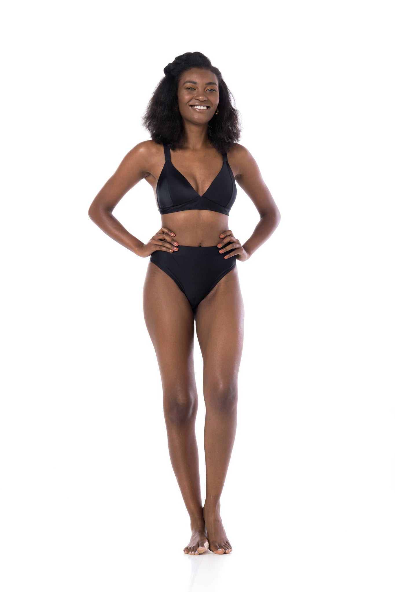Model Front: La Playa Bottom Bottom Hot Cavada Preto