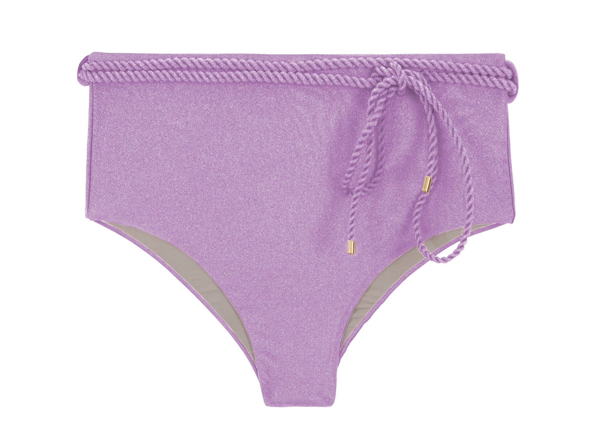 Product Front: Rio De Sol Bottom Bottom Shimmer-Harmonia Belted-High-Waist