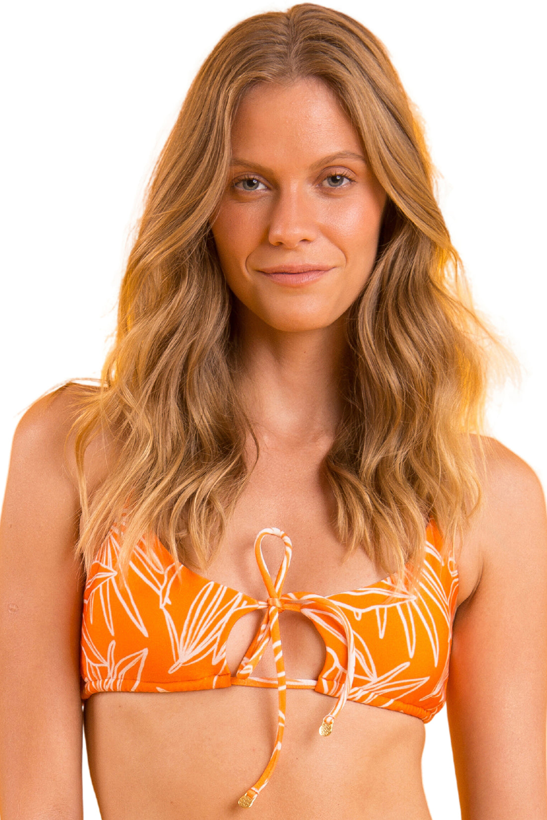 Gallery: Rio De Sol Top Top Trail-Orange Tank-Tie