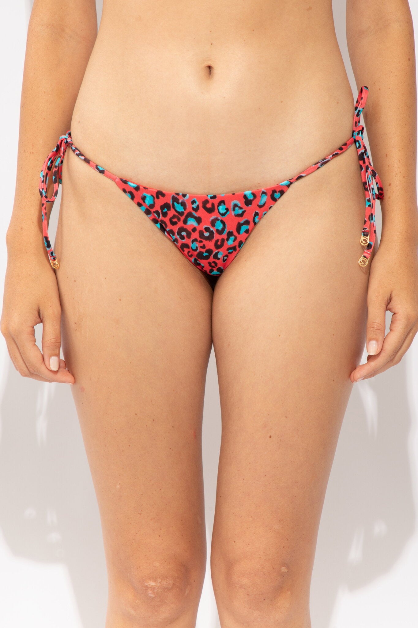 Gallery: Rio De Sol Bottom Bottom Coral-Feline Cheeky-Tie