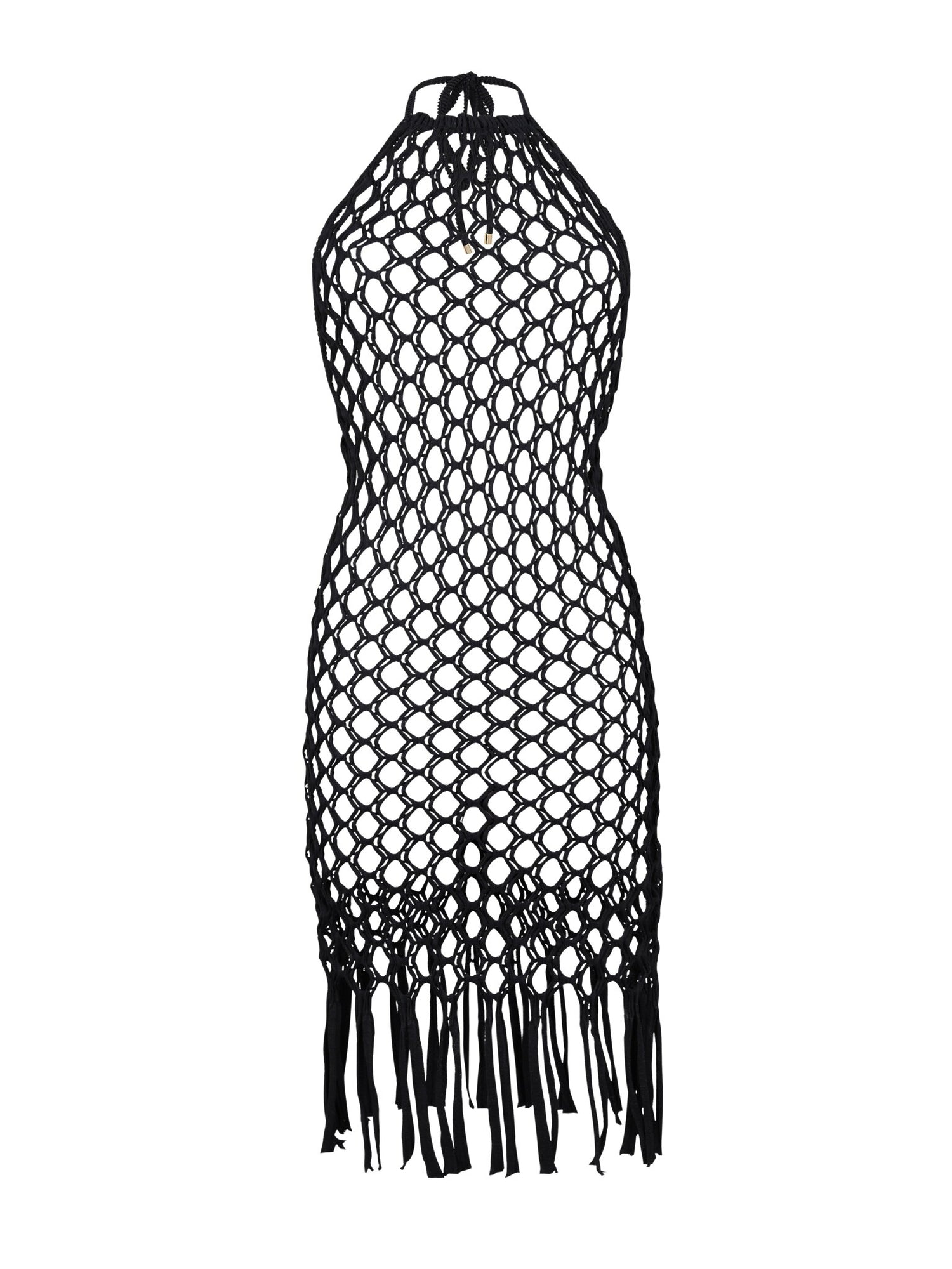 Product Front: Rio De Sol Midi Dress Black Serena Dress