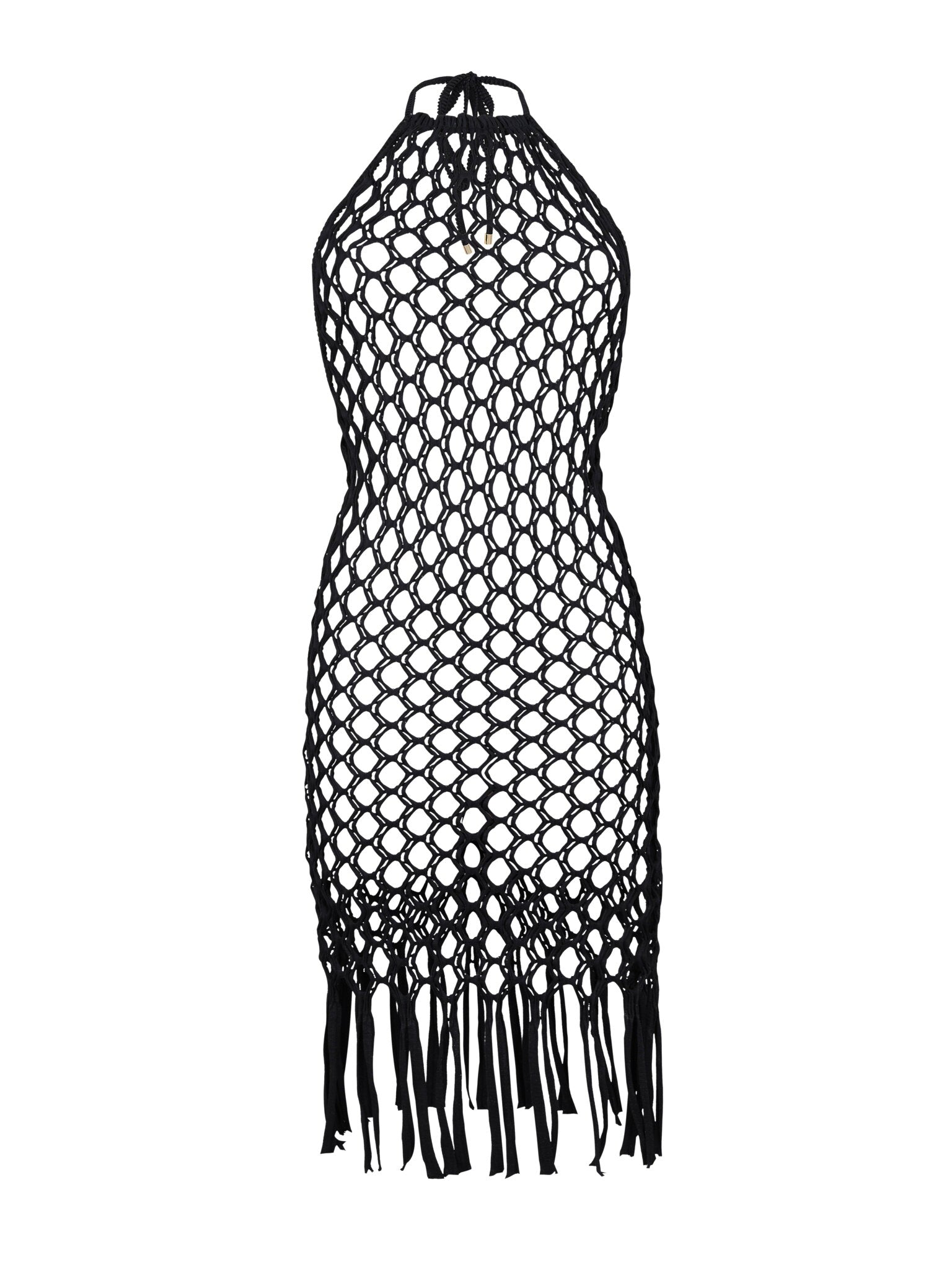 Product Front: Rio De Sol Midi Dress Black Serena Dress