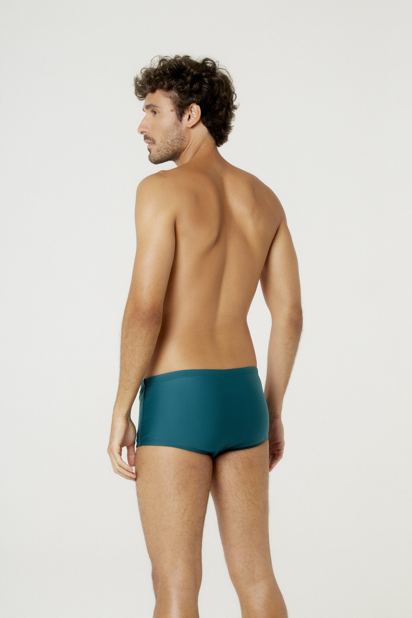 Model Back: Blueman Sunga / Boxer Sunga Berlim Liso Verde V24