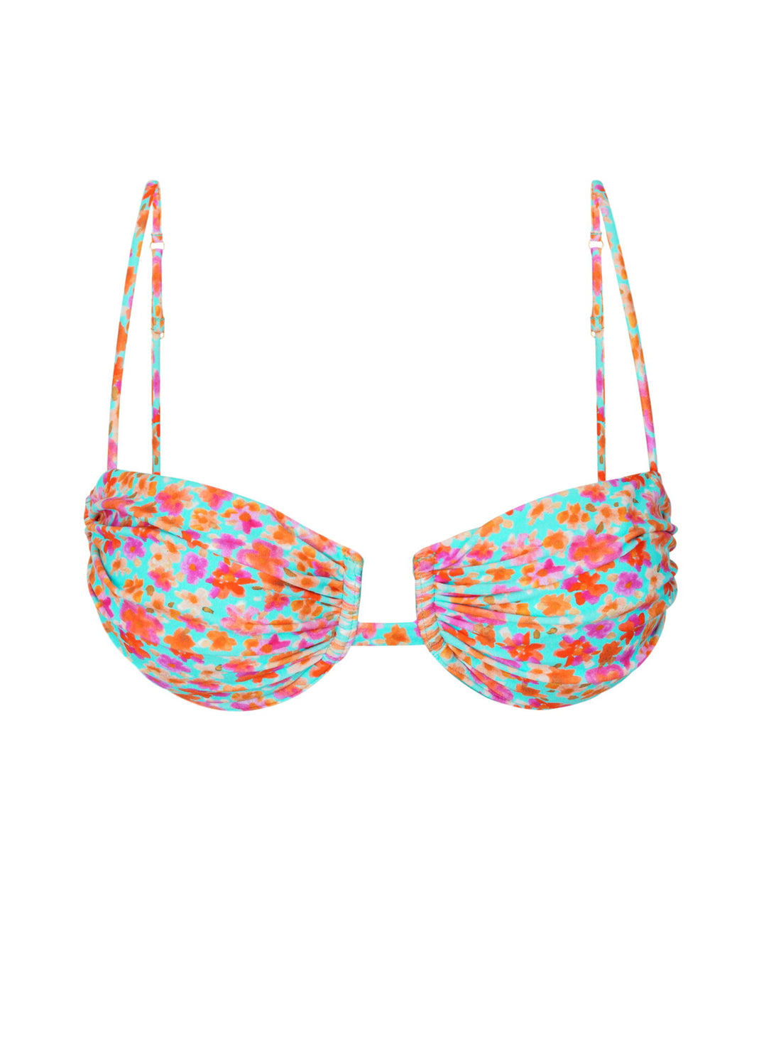 Product Front: Rio De Sol Top Top Ditsy-Sky Zaya