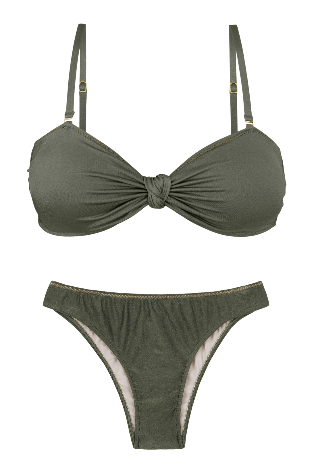 Product Front: Rio De Sol Set Set Croco Bandeau-Joy Essential