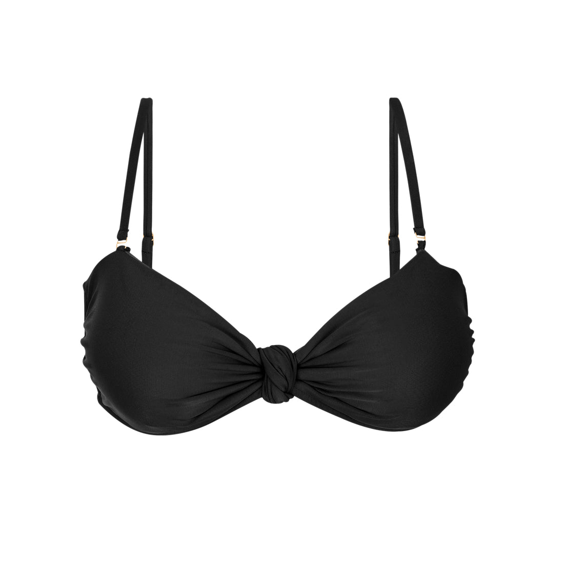 Product Front: Rio De Sol Top Top Touch-Black Bandeau-Joy