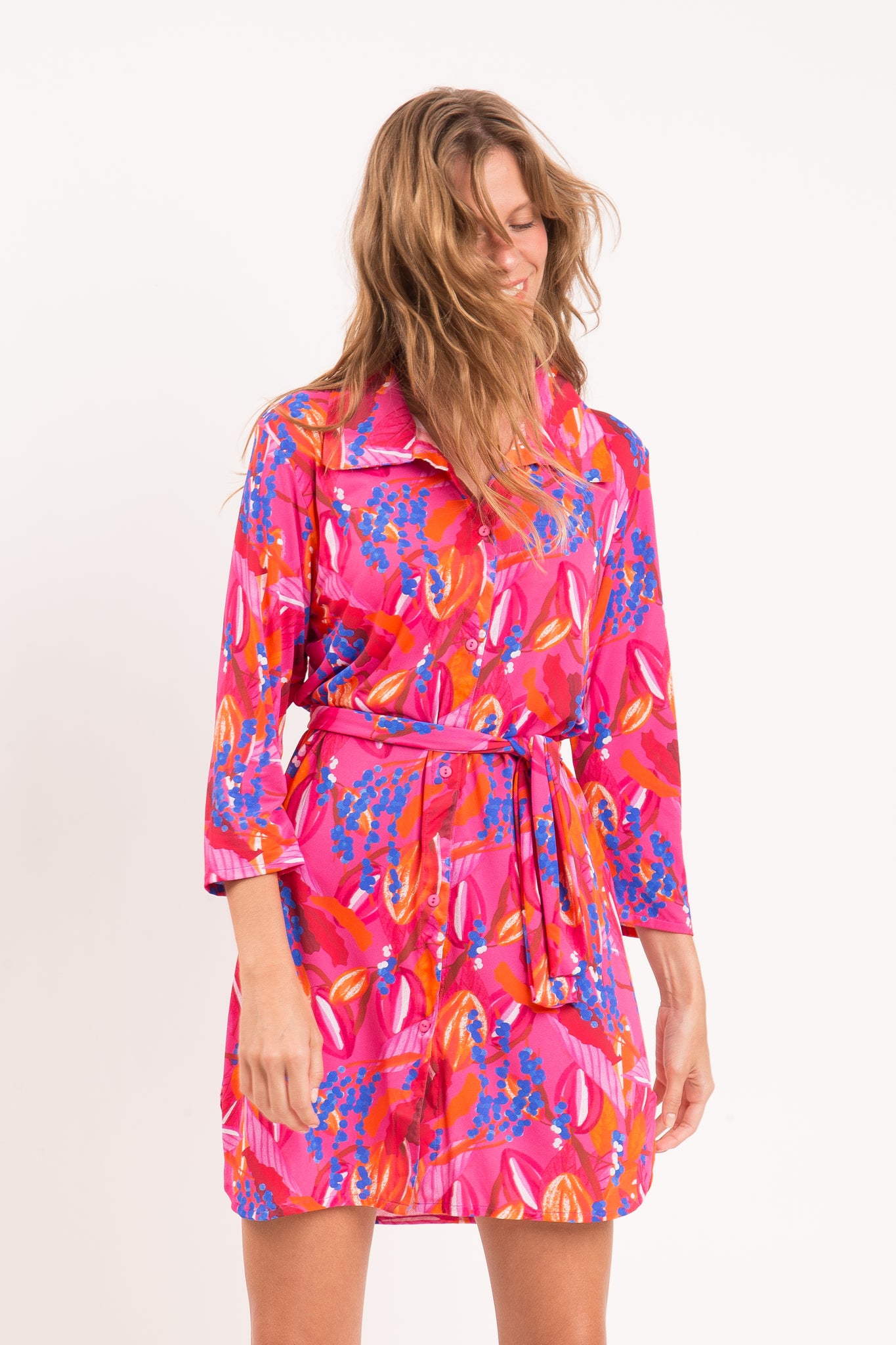 Image 13: Rio De Sol Shirtdress Flavors Chemise