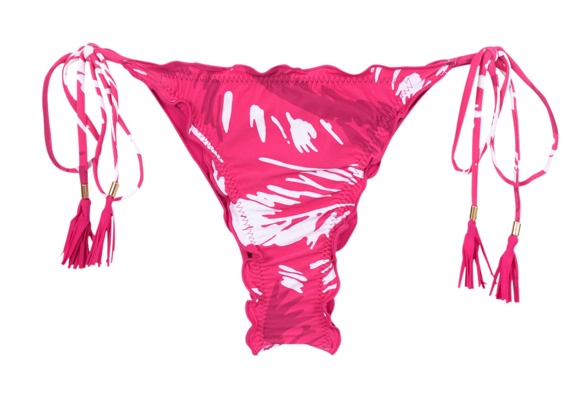 Product Front: Rio De Sol Bottom Bottom Pink-Palms Frufru-Fio