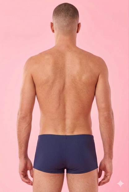 Model Back: Blueman Sunga / Boxer Sunga Army Lisa Azul Marinho
