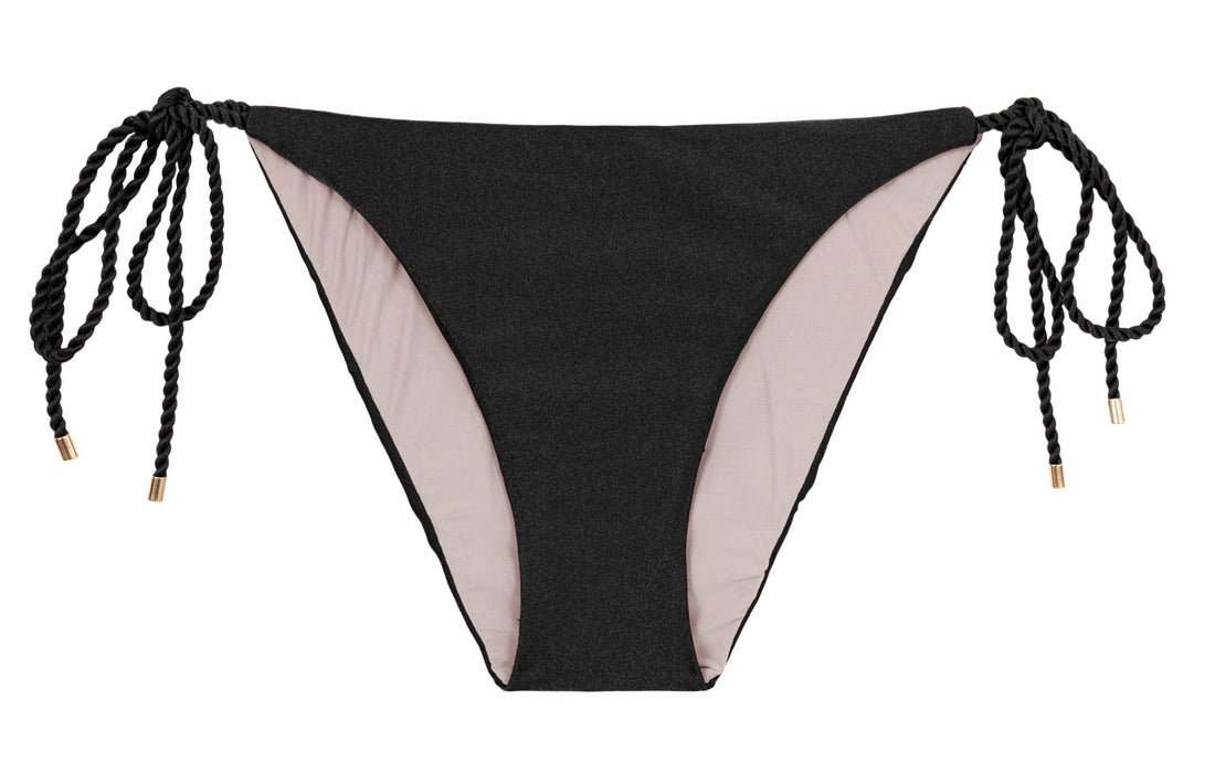 Product Front: Rio De Sol Bottom Bottom Shimmer-Black Ibiza-Rope
