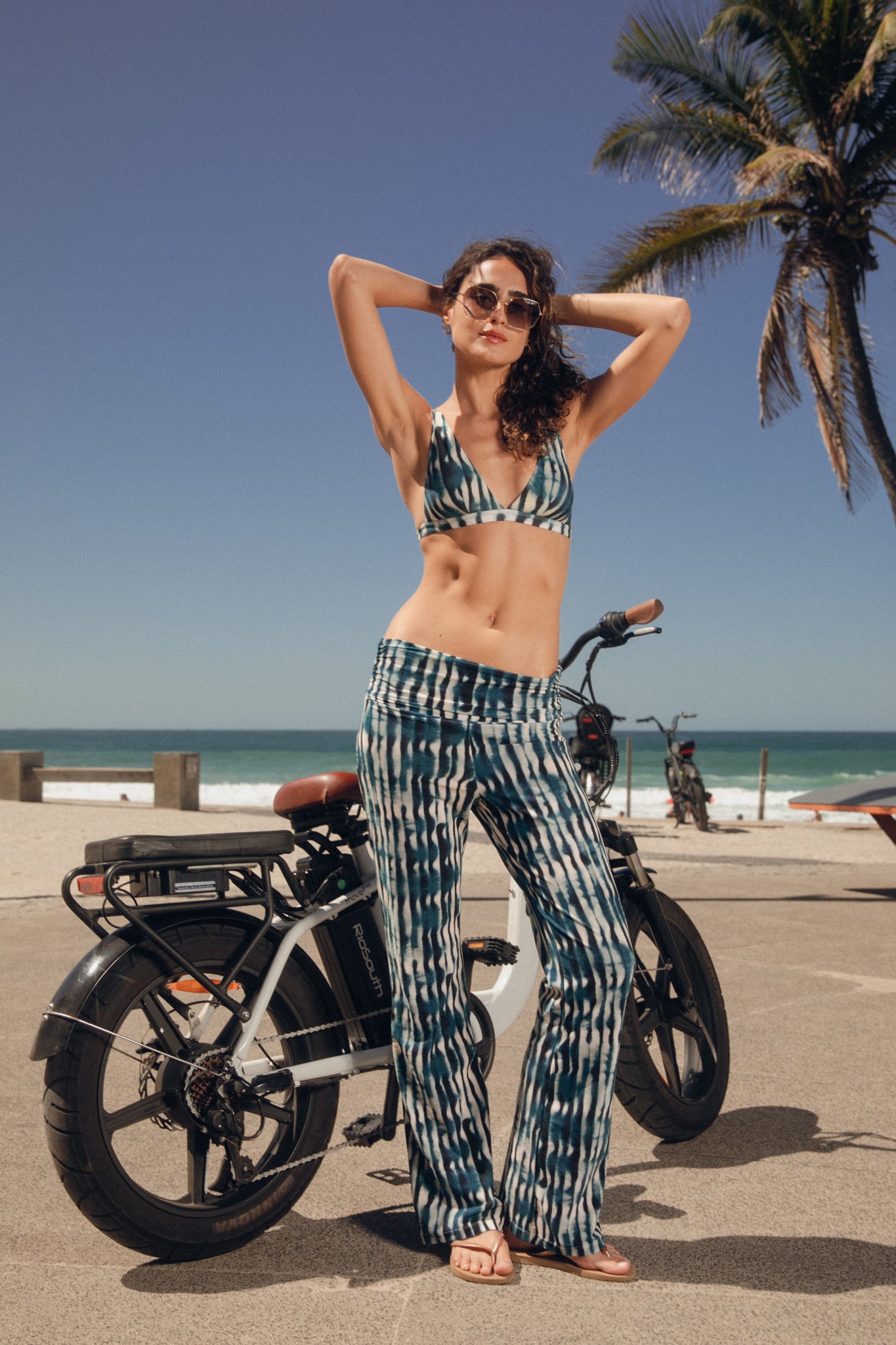 Image 06: Rio De Sol Beach Trousers Azule Murana Pants