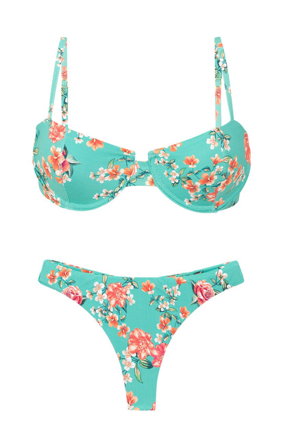 Product Front: Rio De Sol Two Piece Swimwear Set Botanic Balconet Nice-Fio