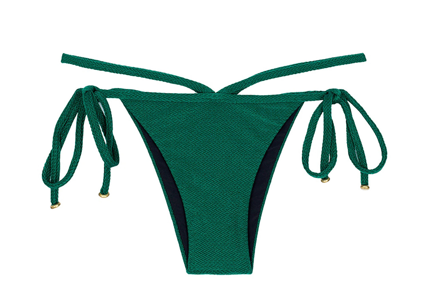 Product Front: Rio De Sol Bottom Calcinha Duna Green Cropped Neck