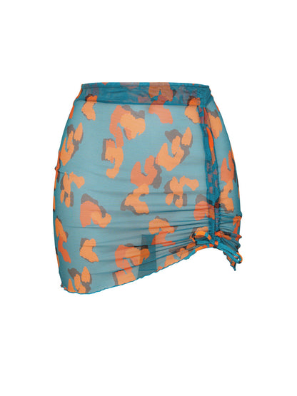 Product Front: Rio De Sol Beach Skirt Luma Mini Skirt Ruched