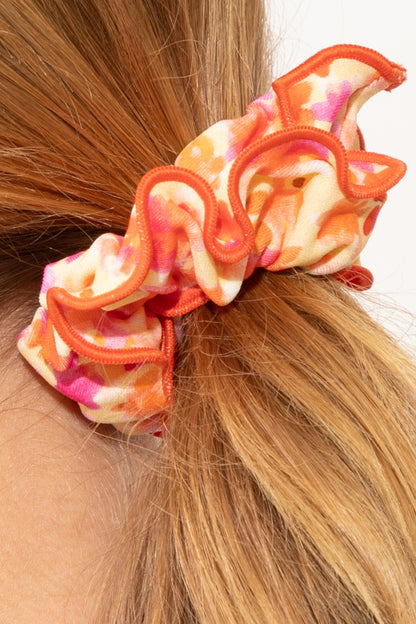 Image 05: Rio De Sol Hair Accessory Ditsy-Butter Scrunchie