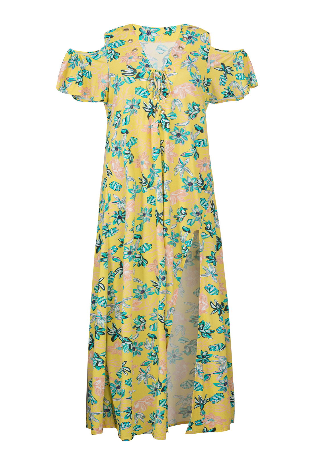 Product Front: Rio De Sol Mini Dress Saida Long Florescer
