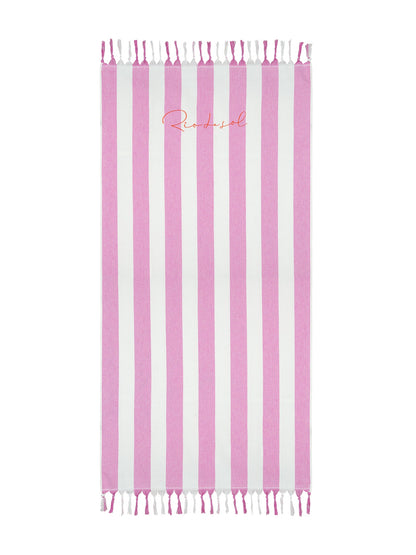 Product Front: Rio De Sol Beach Towel Fouta Rosa