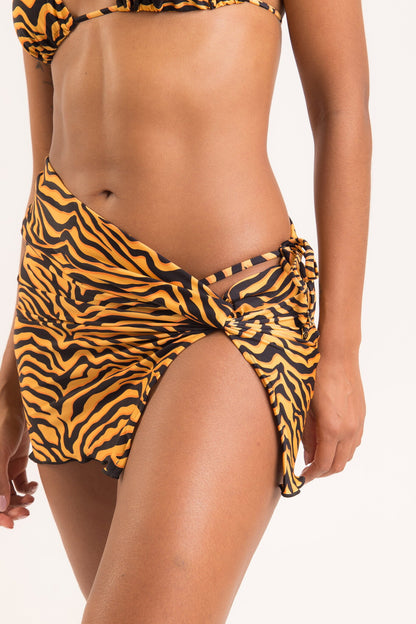 Gallery: Rio De Sol Beach Skirt Wild-Orange Skirt-Knot