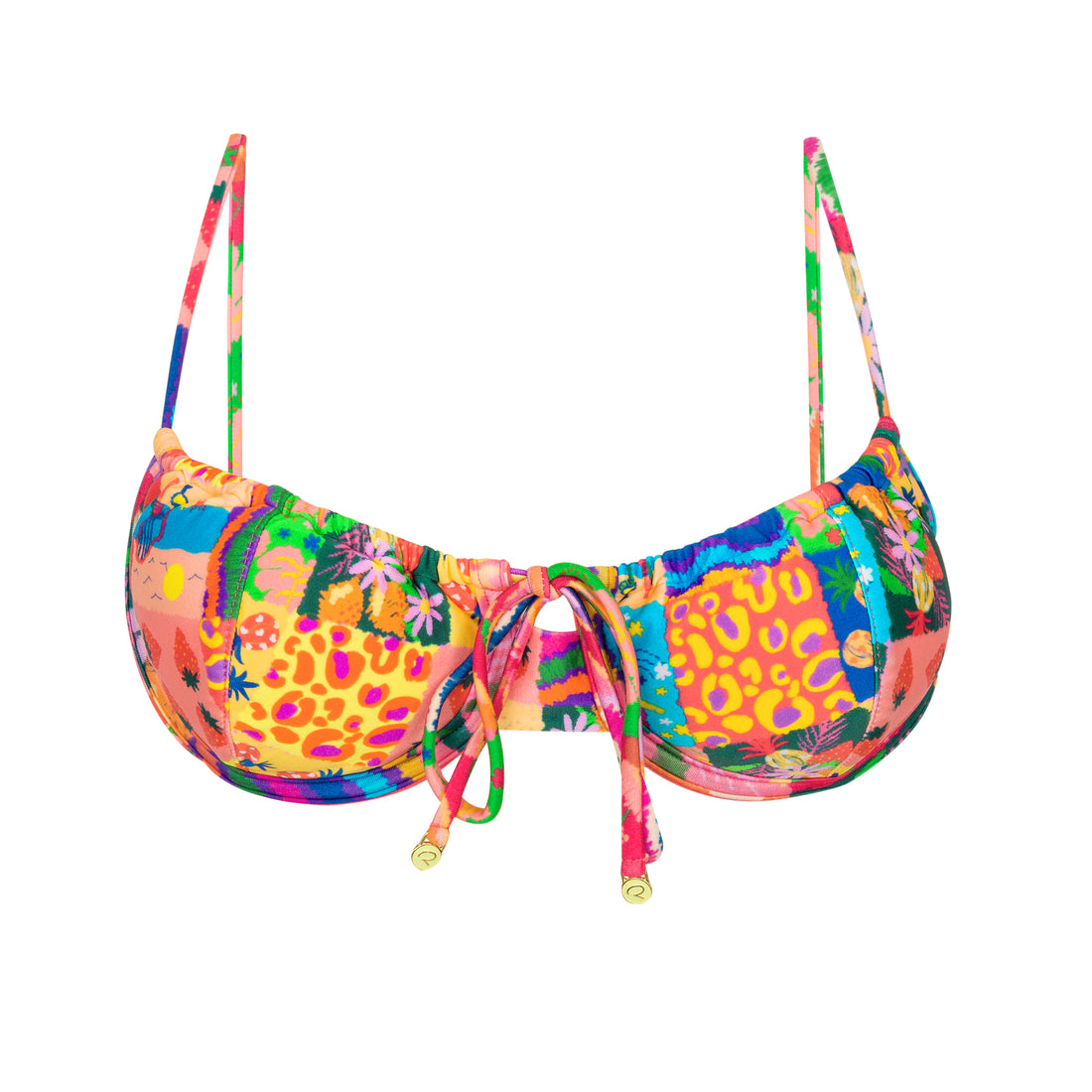 Product Front: Rio De Sol Top Top Love-Trip Balconet-Tie