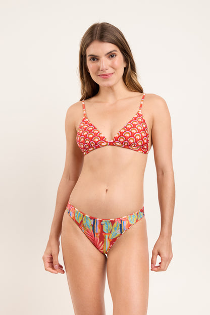 Image 08: Rio De Sol Top Top Floral-Scales Tri-Fixo