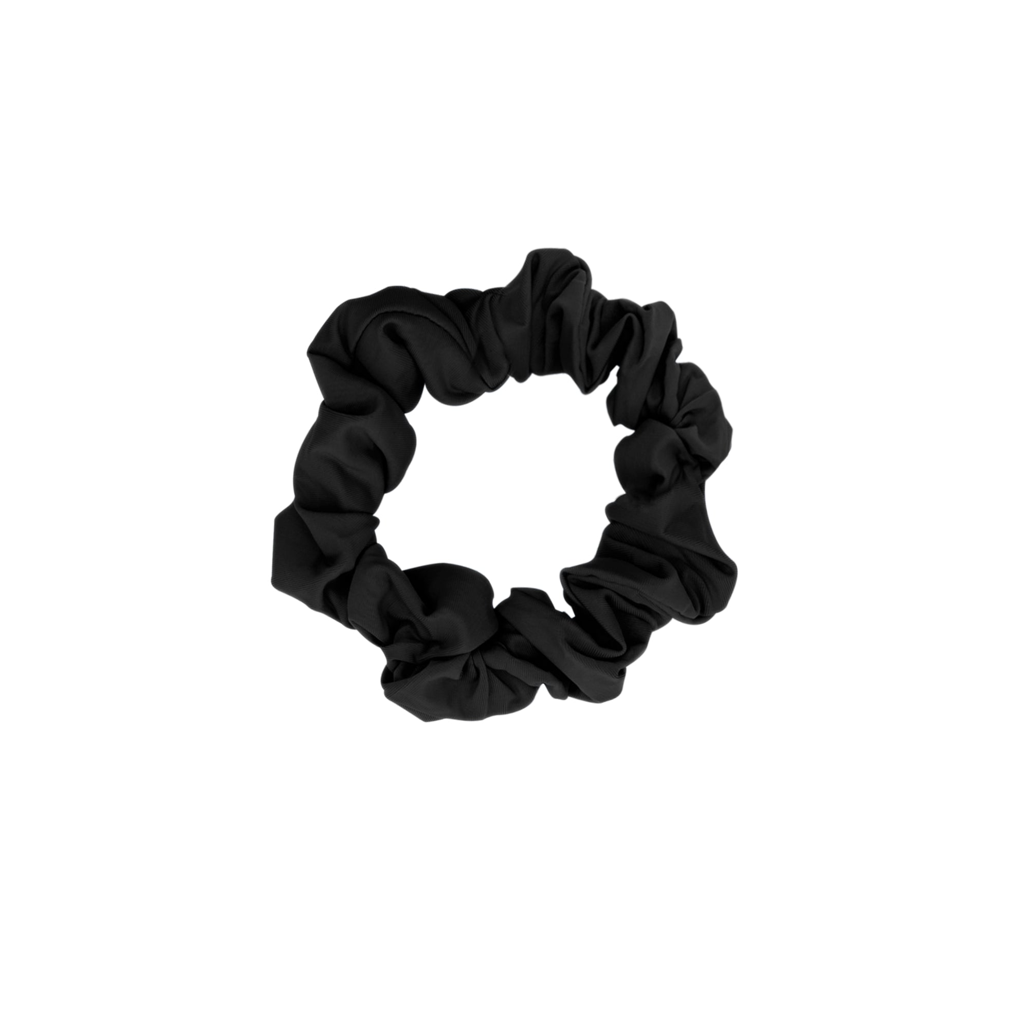 Product Front: Rio De Sol Hair Accessory Nero Scrunchie