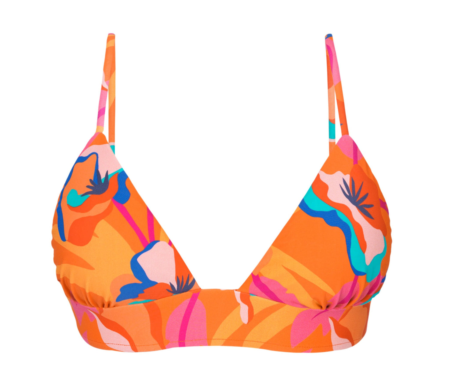 Product Front: Rio De Sol Top Top Orange-Bloom Tri-Cos