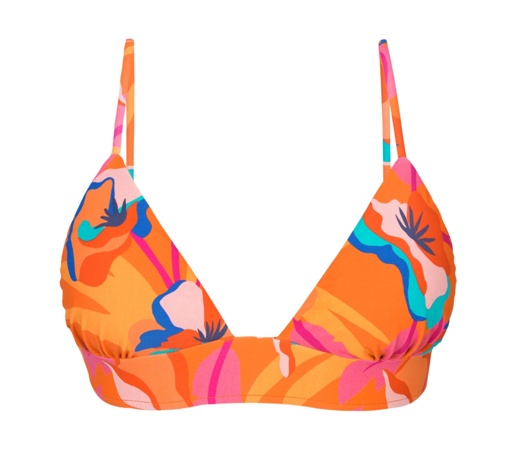 Product Front: Rio De Sol Top Top Orange-Bloom Tri-Cos