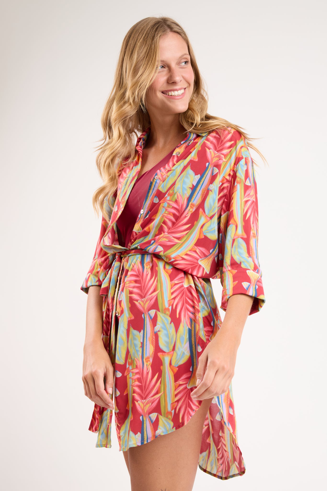 Image 10: Rio De Sol Shirtdress Sea-Bloom Chemise Gabriele