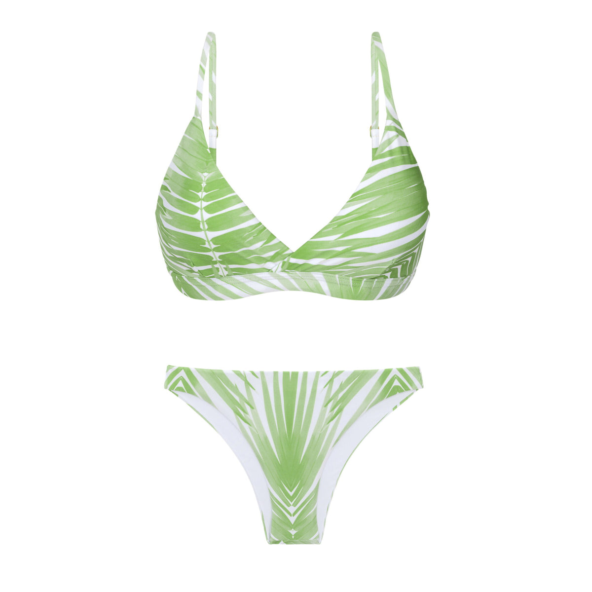 Product Front: Rio De Sol Two Piece Swimwear Set Palms Paola Leblon