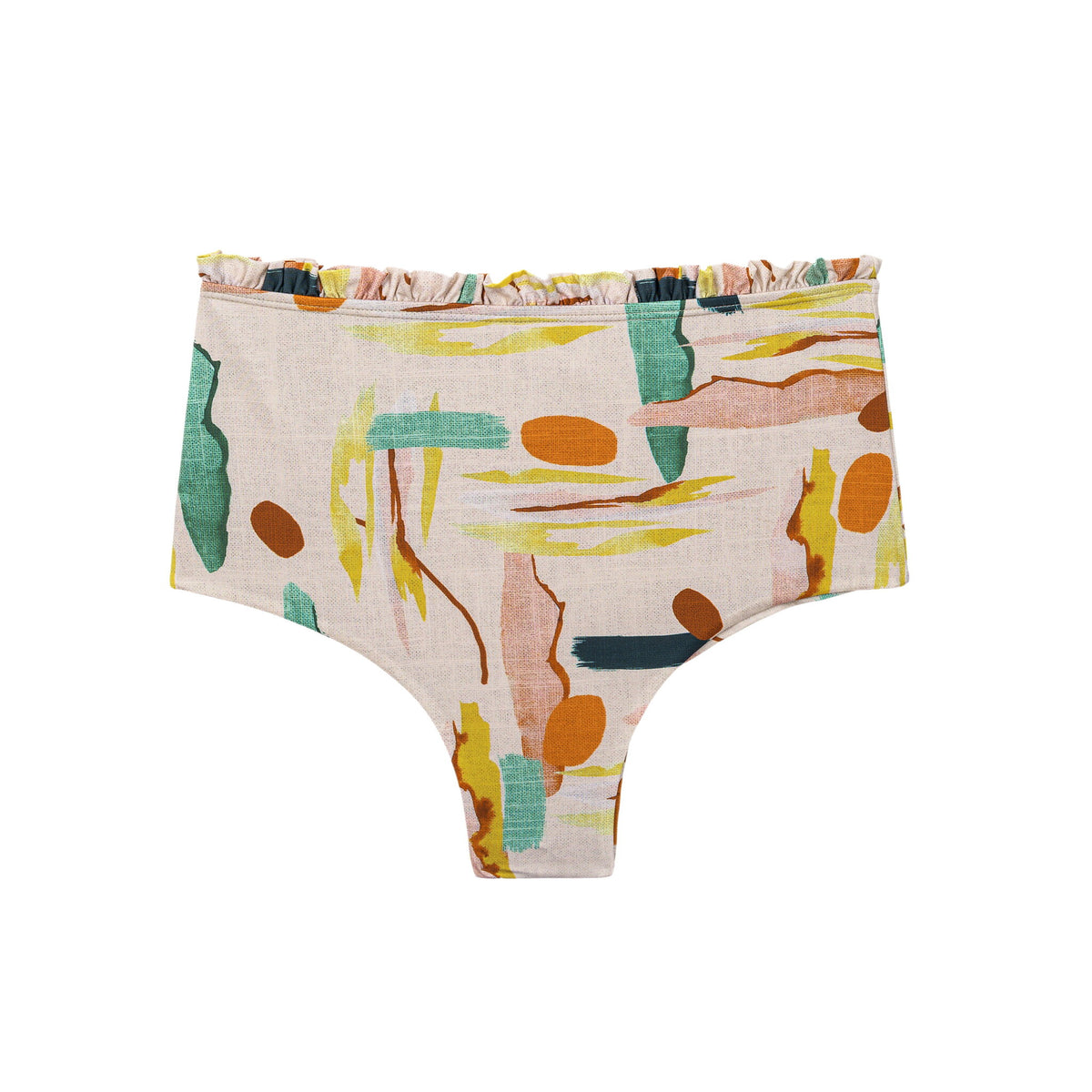 Product Front: La Playa Bikini Bottoms Bottom Hot Babado Paleta