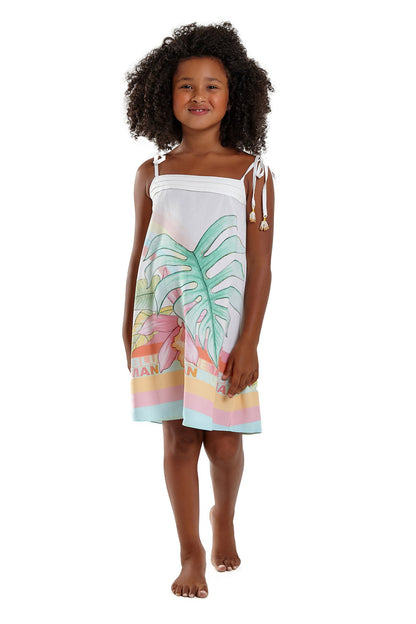 Model Front: Blueman Mini Dresses Vestido Lily O Sorte Espirito Solar