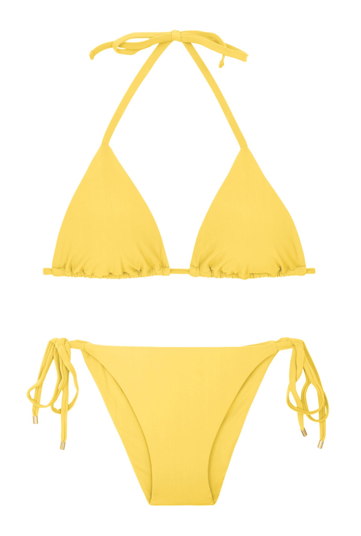 Product Front: Rio De Sol Two Piece Swimwear Set Amarelo Tri-Inv Lacinho