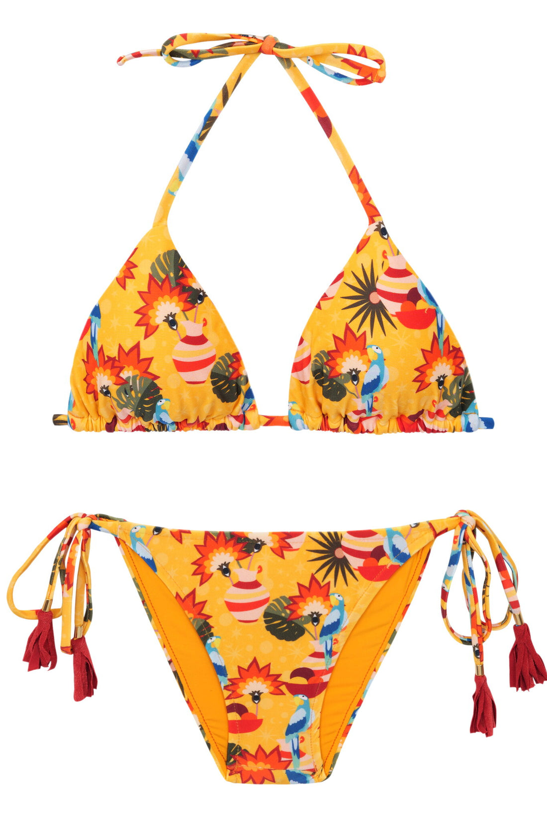 Product Front: Rio De Sol Two Piece Swimwear Set Stories Tri-Inv Lacinho