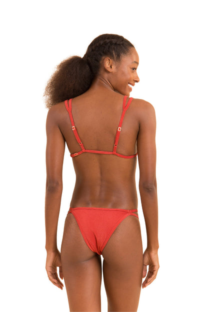 Model Back: Rio De Sol Bikini Bottoms Bottom Malibu-Chili Rio-Duo